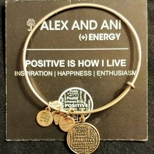 Alex and Ani "Positive is How I Live" Bracelet